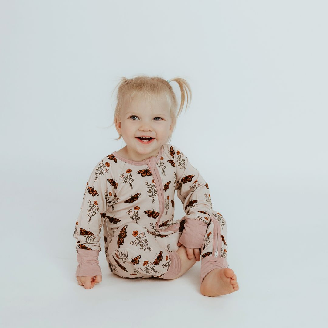 Long Zippy Signature Wildflower Wings Pajamas
