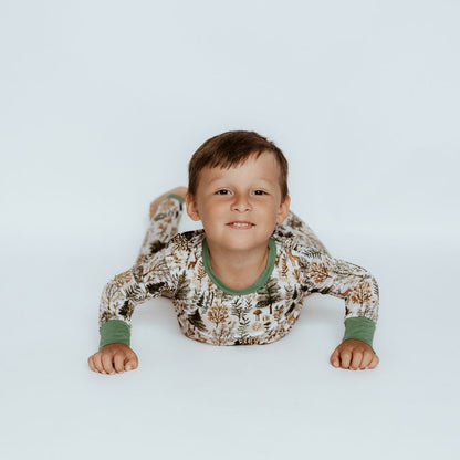 Long Two-Piece Signature Pine & Dandy Pajamas