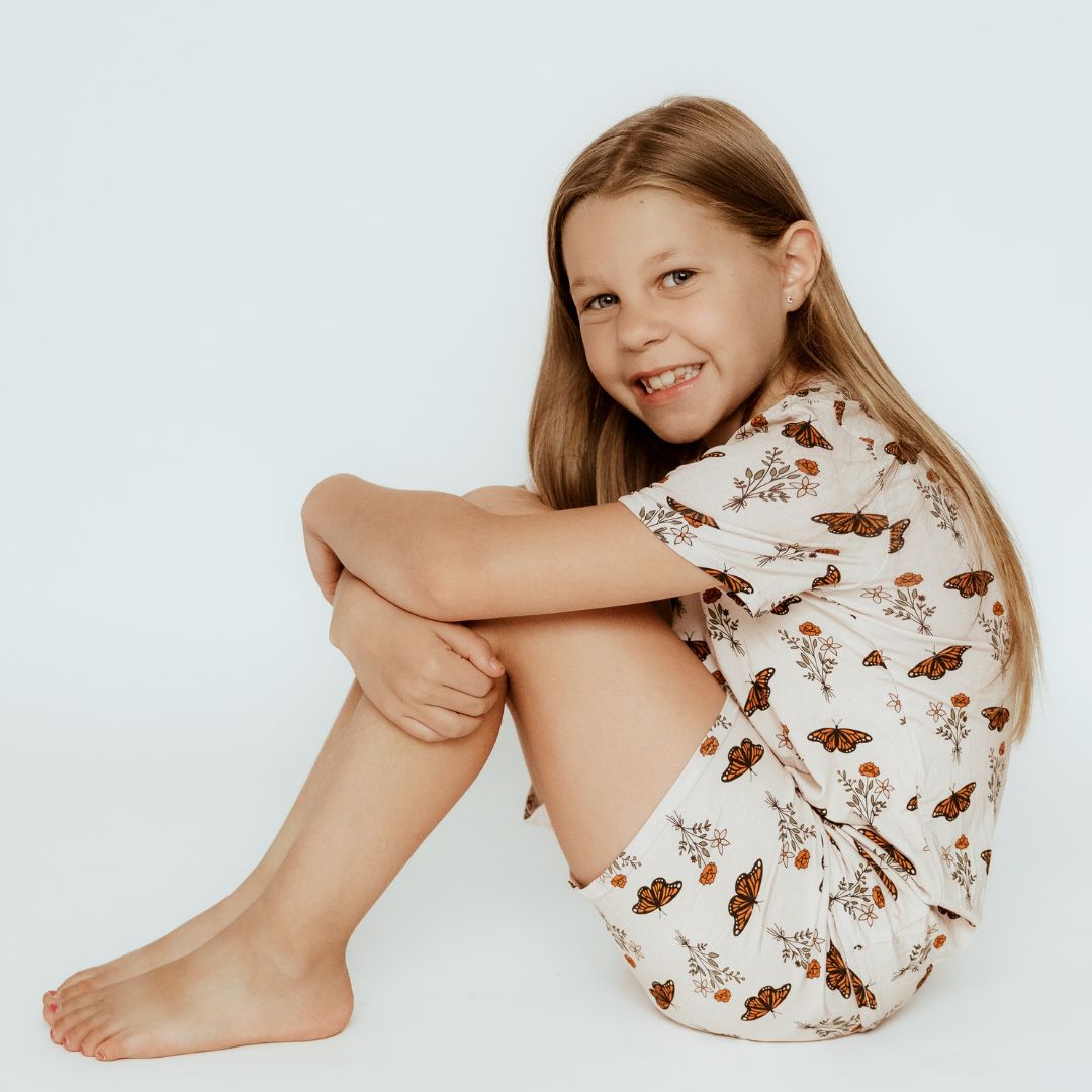 Short Two-Piece Signature Wildflower Wings Pajamas