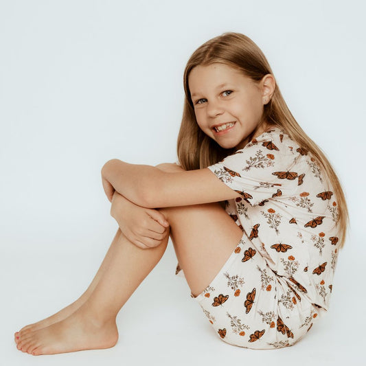 Short Two-Piece Signature Wildflower Wings Pajamas