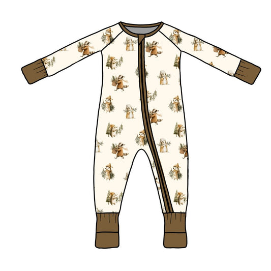 Long Zippy Woodland Friends Pajamas