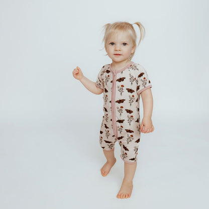 Short Zippy Signature Wildflower Wings Pajamas