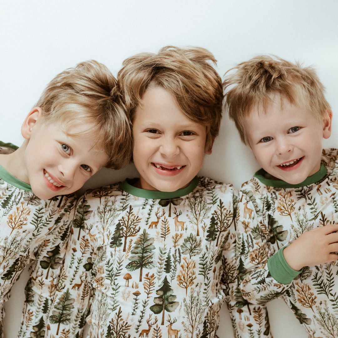 Long Two-Piece Signature Pine & Dandy Pajamas