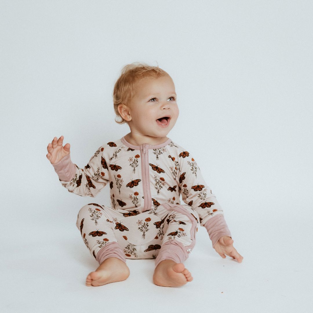 Long Zippy Signature Wildflower Wings Pajamas
