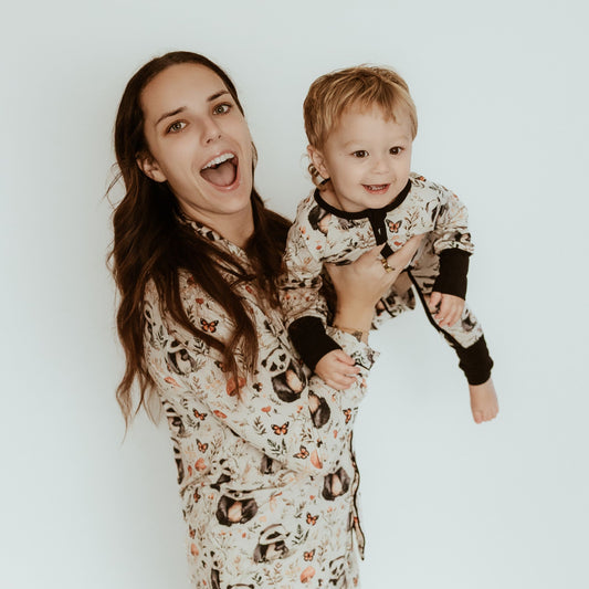 Adult Long Two-Piece Badger Pajamas