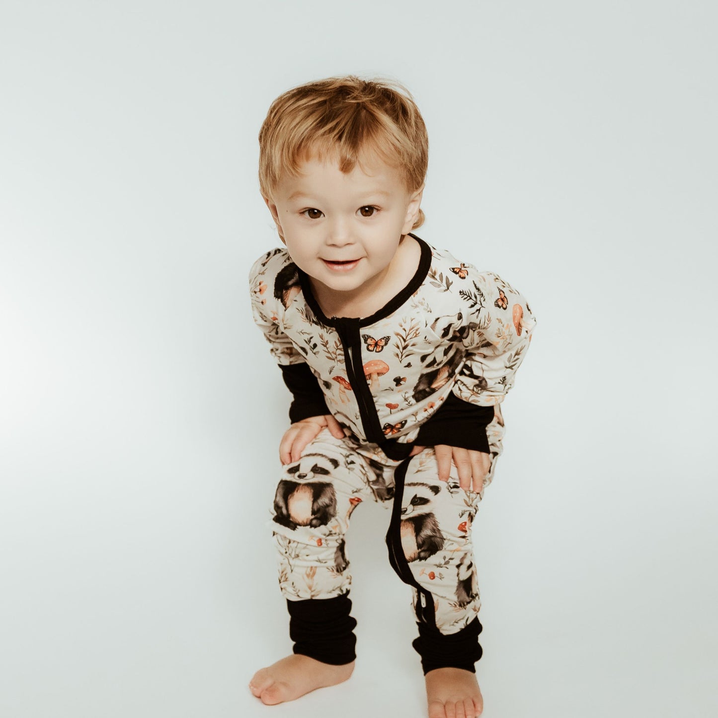 Long Zippy Badgers Pajamas