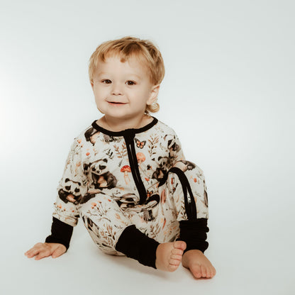 Long Zippy Badgers Pajamas