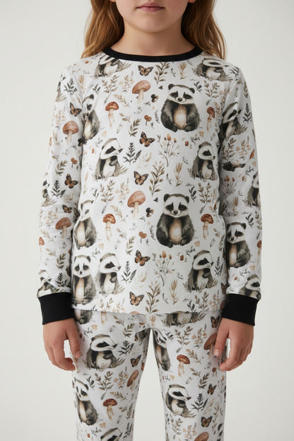 Long Two-Piece Badgers Pajamas