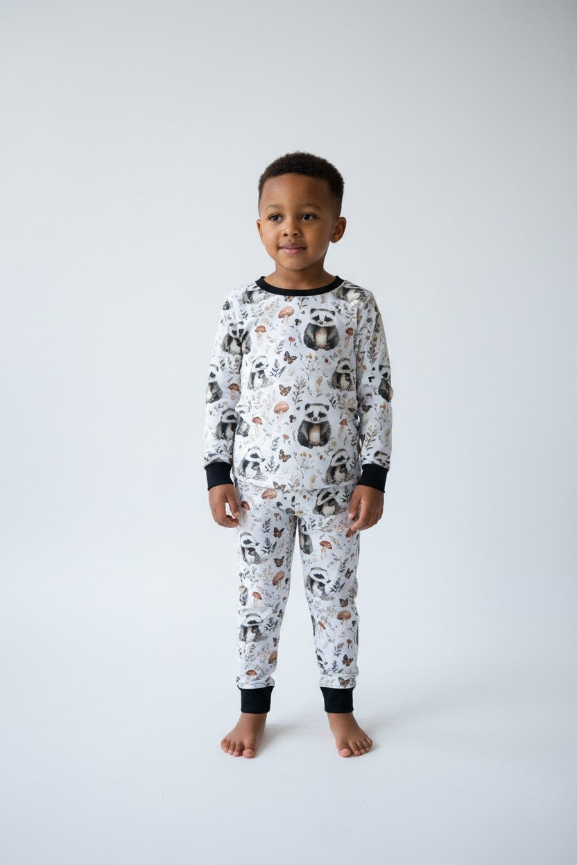 Long Two-Piece Badgers Pajamas