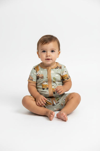 Short Zippy Farm Friends Pajamas