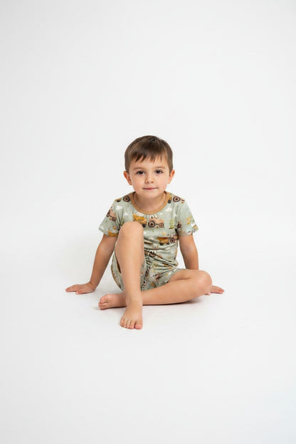 Short Two-Piece Farm Friends Pajamas