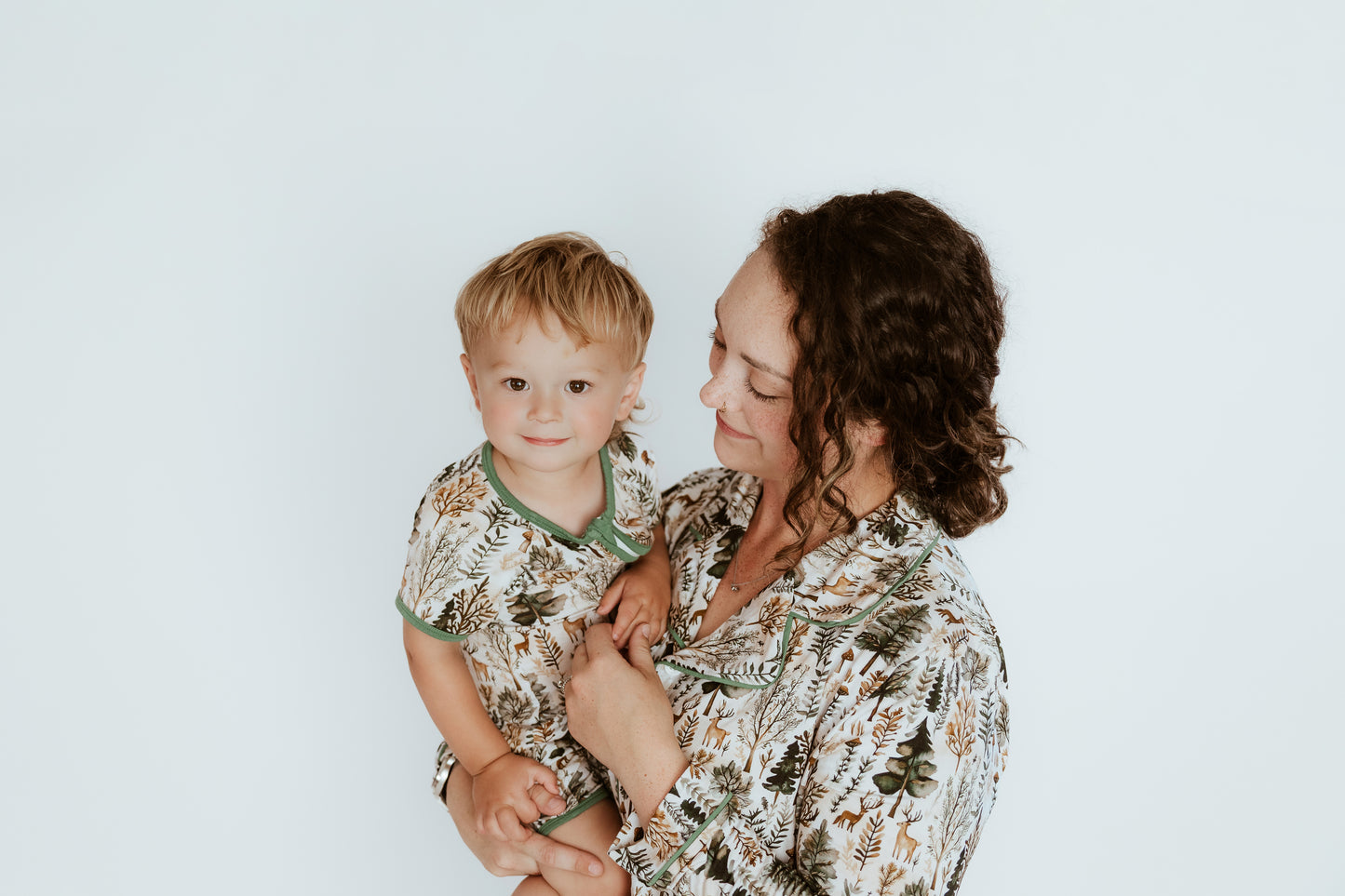 Adult Long Two-Piece Signature Pine & Dandy Pajamas