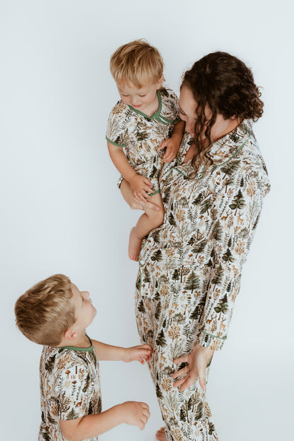 Adult Long Two-Piece Signature Pine & Dandy Pajamas
