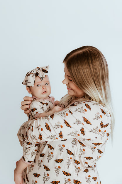 Adult Long Two-Piece Signature Wildflower Wings Pajamas