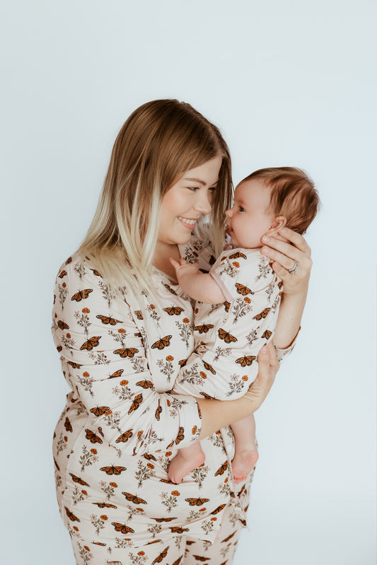 Adult Long Two-Piece Signature Wildflower Wings Pajamas (2.0 Style)