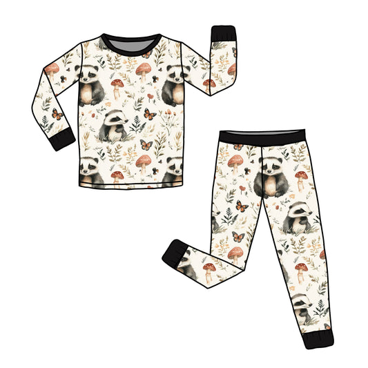 Long Two-Piece Badgers Pajamas